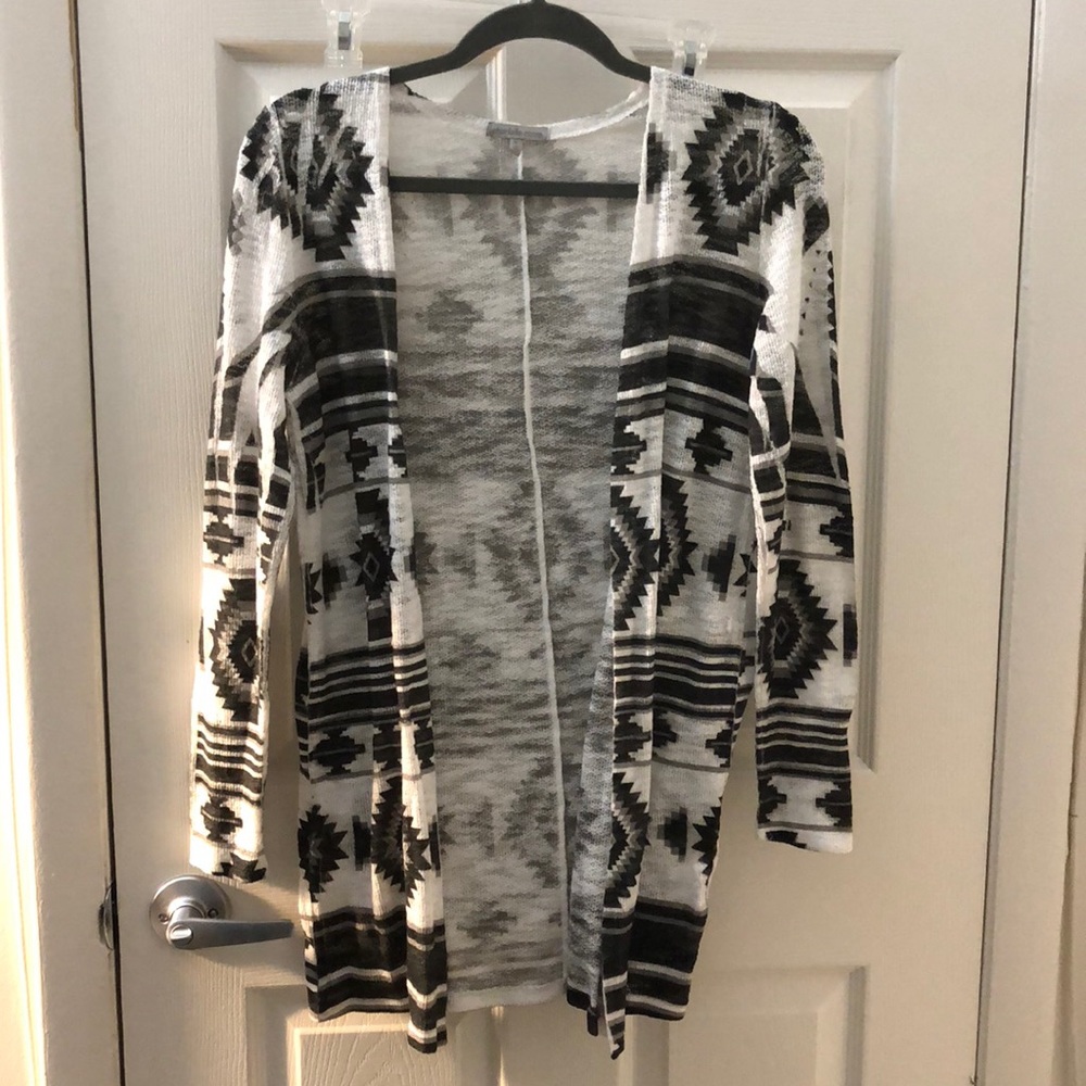 Size small tribal print cardigan